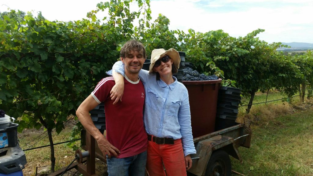 Bobar wines, Tom and Sally Belford